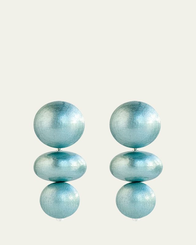 Nola Aqua Blue Earrings